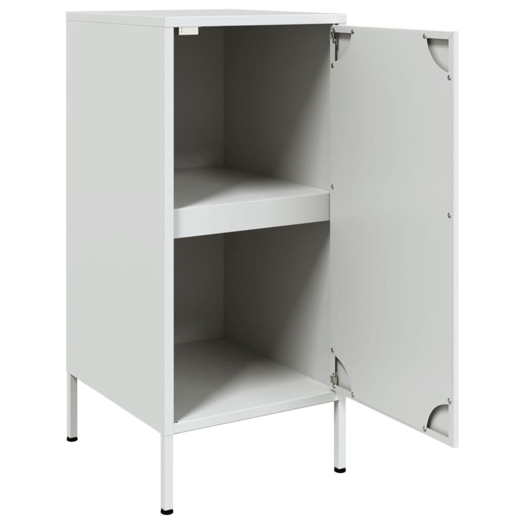 Buffets 2 pcs blanc 36x39x79 cm acier - XIOS