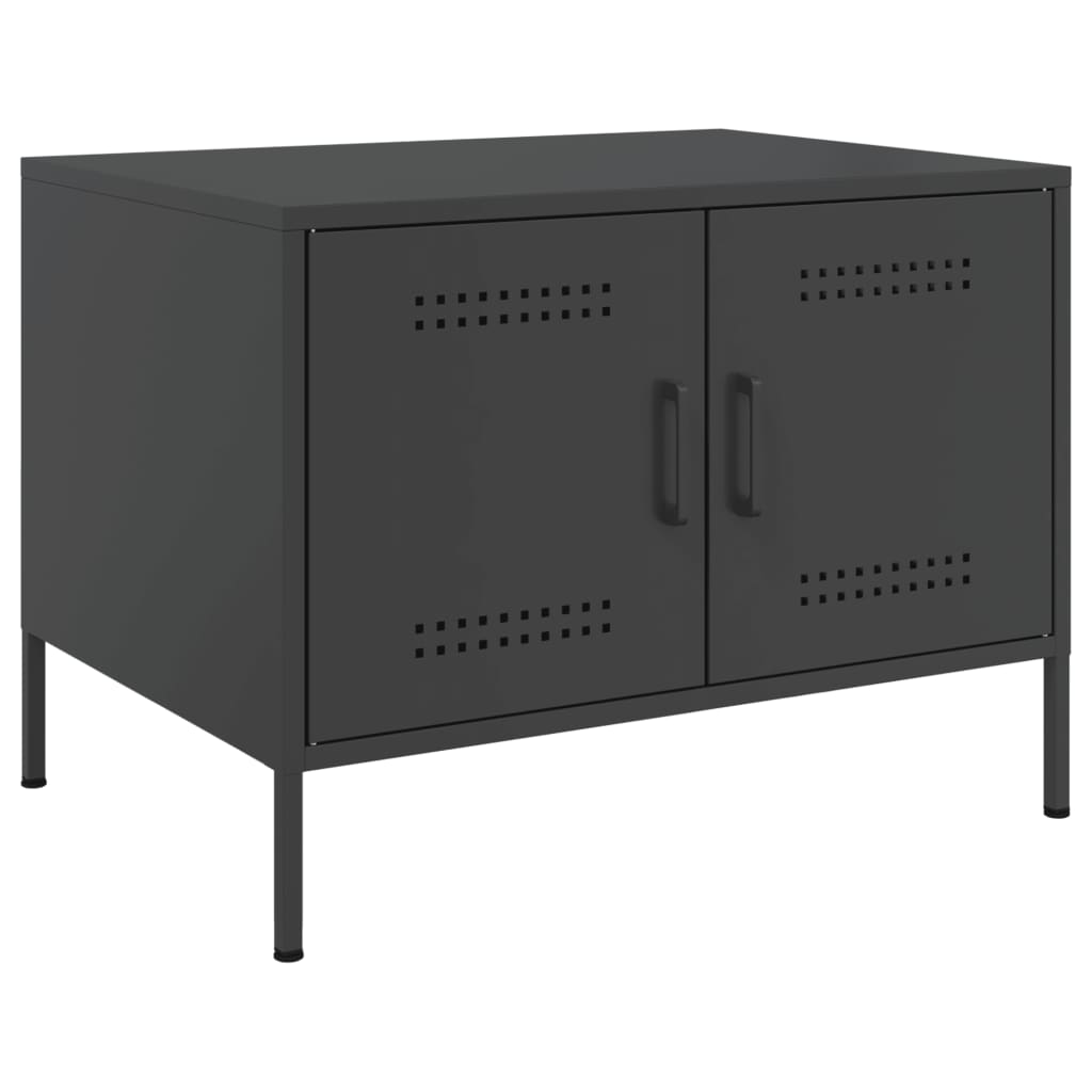 Table basse noir 68x50x50,5 cm acier - XIOS
