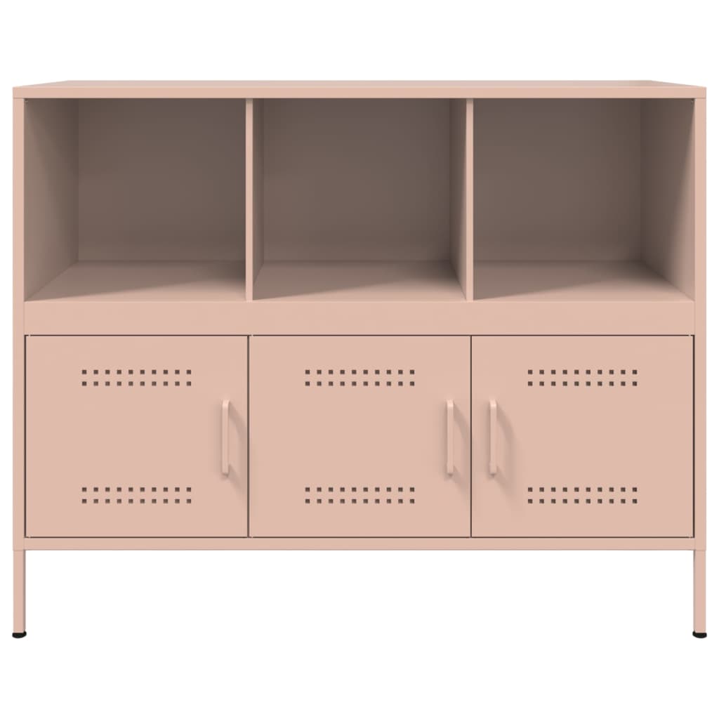 Buffet rose 100,5x39x79 cm acier - XIOS