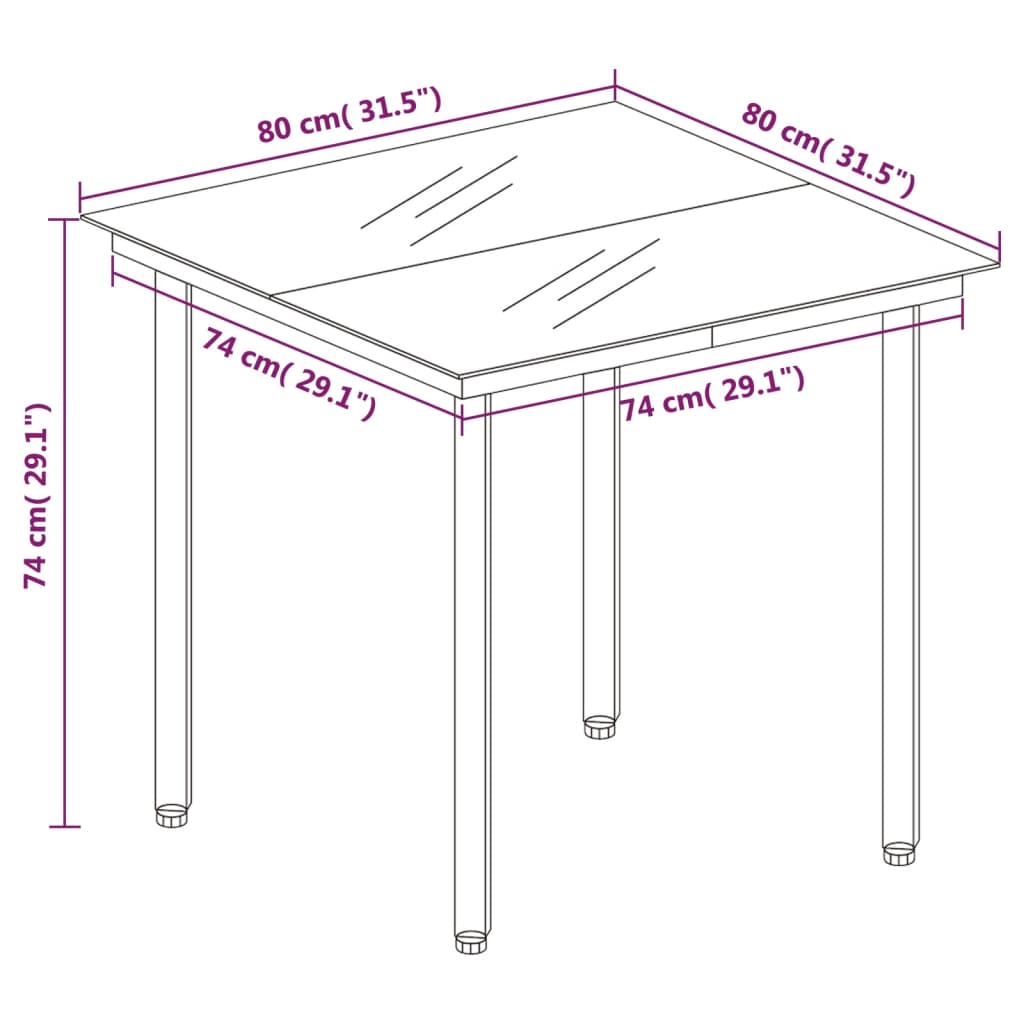 Ensemble à manger de jardin et coussins 3 pcs Beige poly rotin