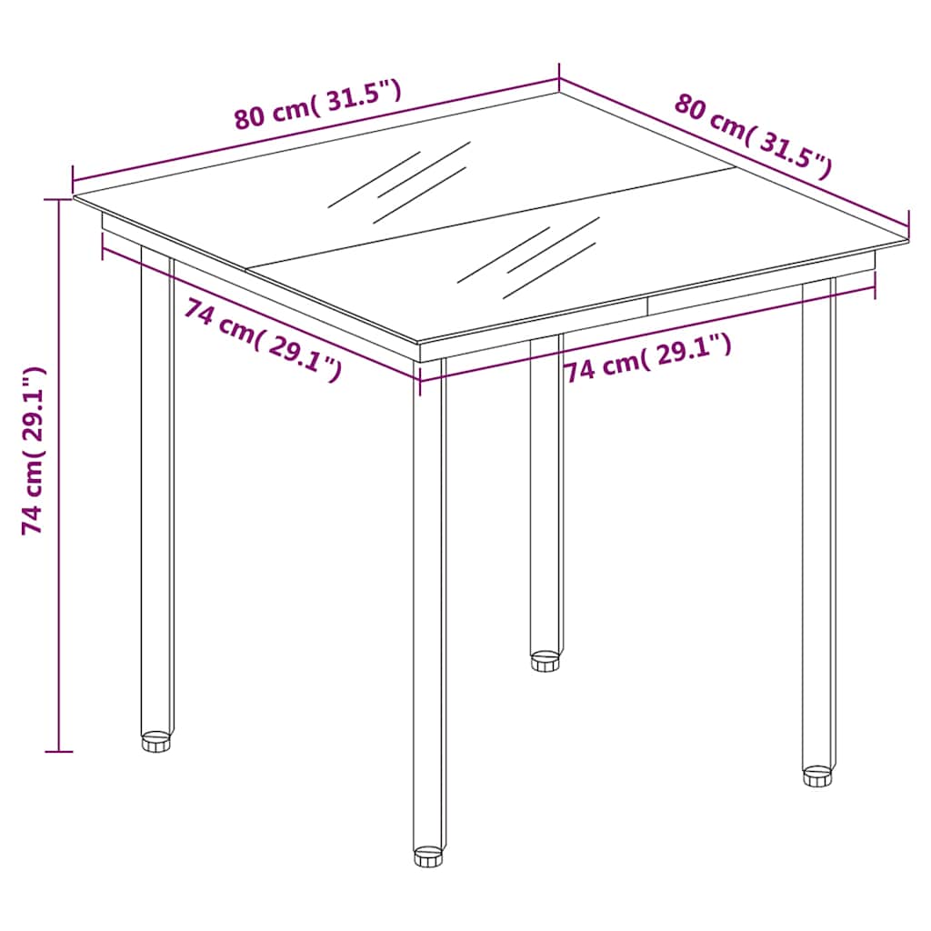 Ensemble à manger de jardin coussins 5pcs Noir Résine tressée