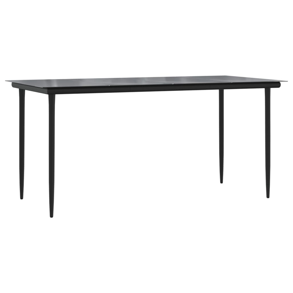 Ensemble à manger de jardin 5 pcs et coussins marron poly rotin