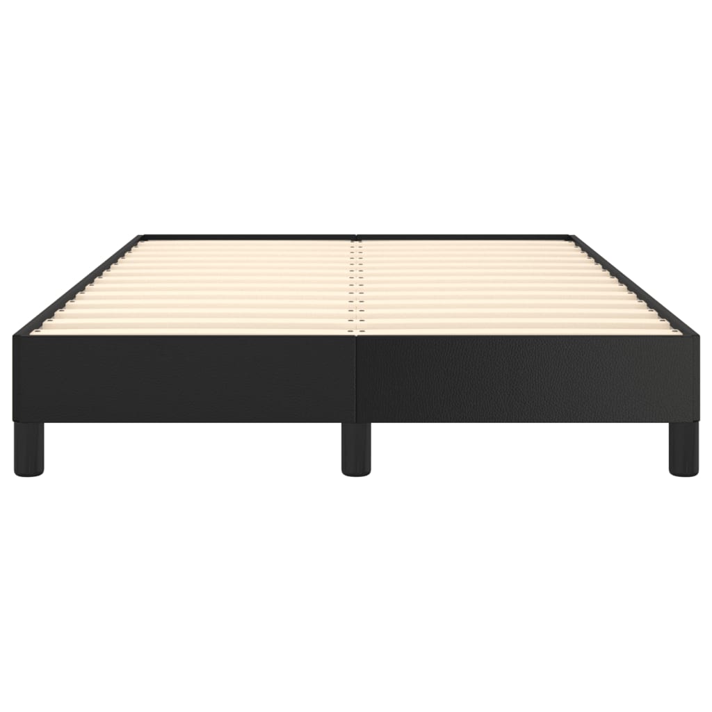 Cadre de lit sans matelas noir 120x190 cm similicuir - XIOS