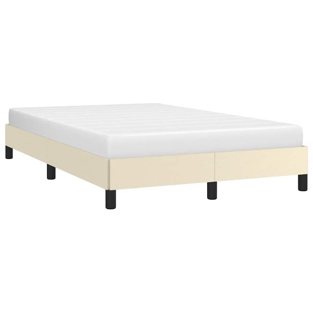 Cadre de lit sans matelas crème 120x190 cm similicuir - XIOS