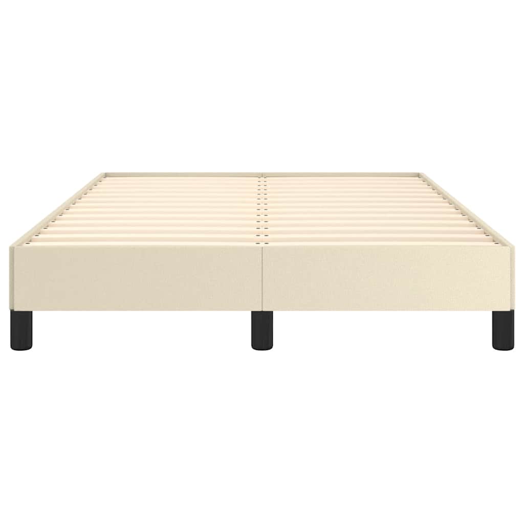 Cadre de lit sans matelas crème 120x190 cm similicuir - XIOS