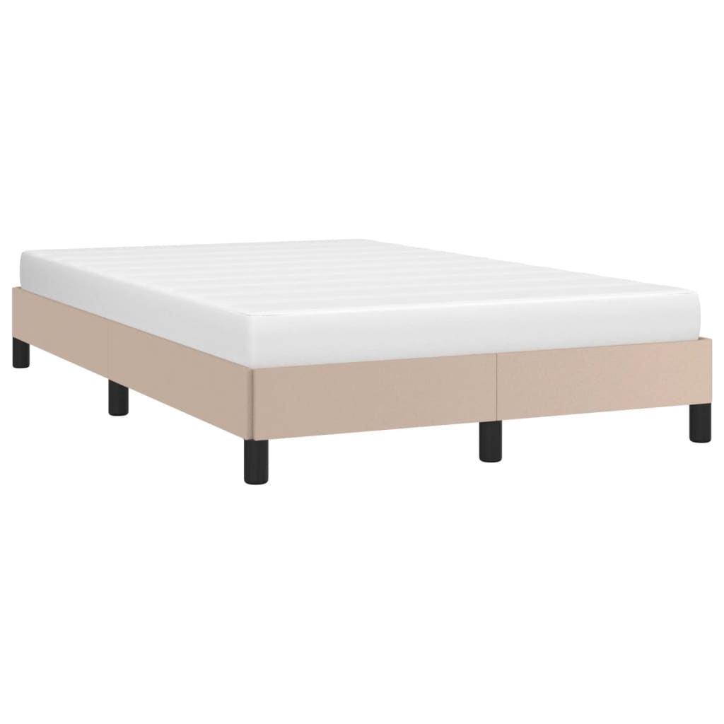Cadre de lit sans matelas cappuccino 120x190 cm similicuir - XIOS