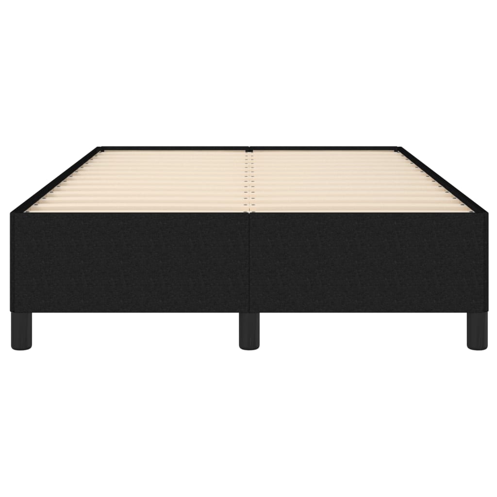 Cadre de lit sans matelas noir 120x190 cm tissu - XIOS