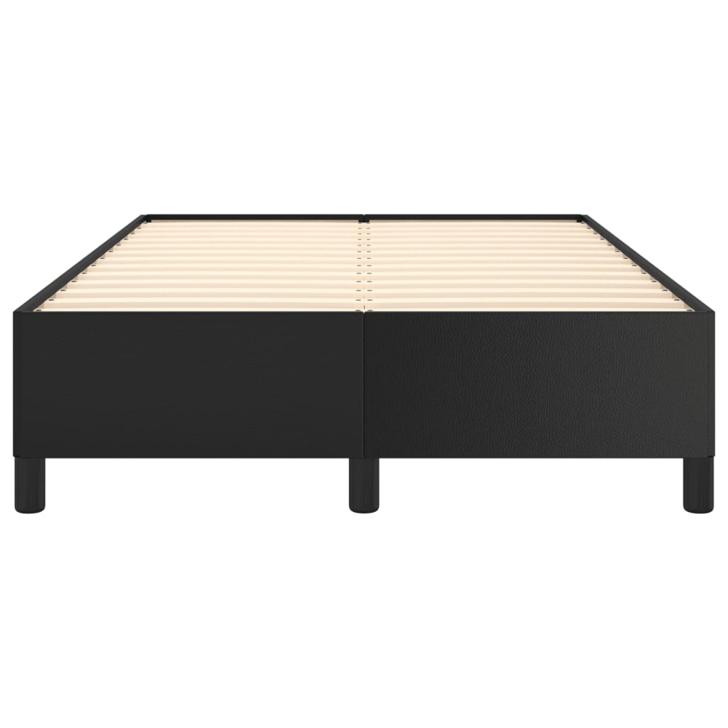 Cadre de lit sans matelas noir 120x190 cm similicuir - XIOS