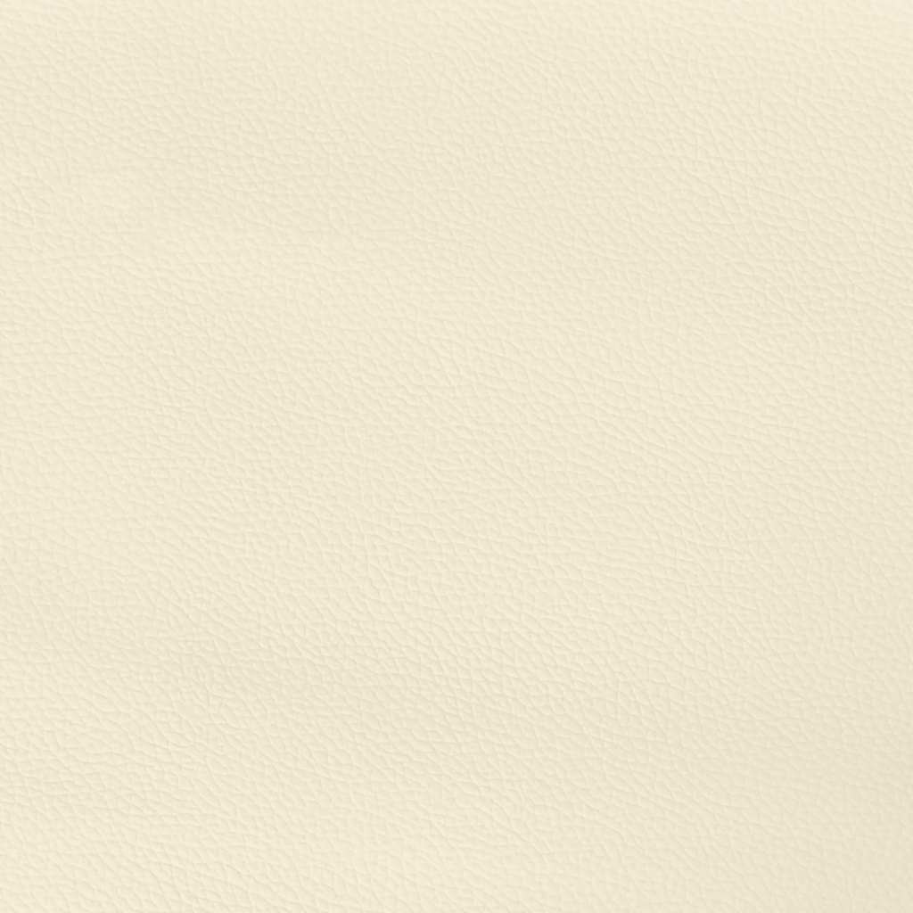 Cadre de lit sans matelas crème 120x190 cm similicuir - XIOS