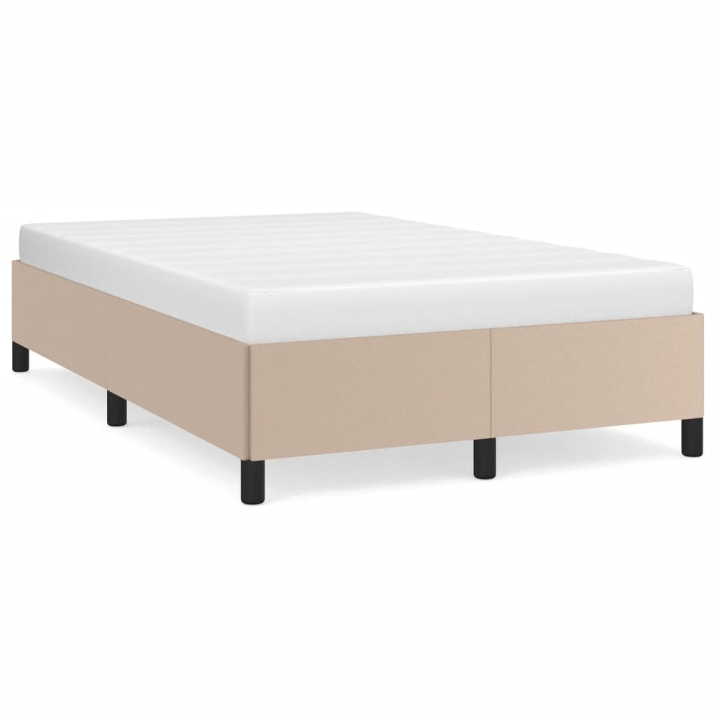 Cadre de lit sans matelas cappuccino 120x190 cm similicuir - XIOS