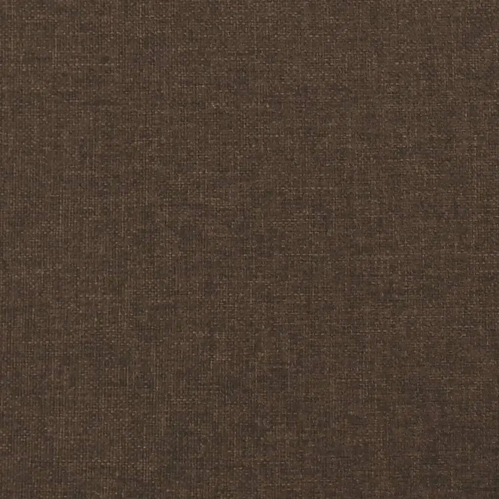 Sommier à lattes de lit et matelas marron foncé 120x190cm tissu - XIOS