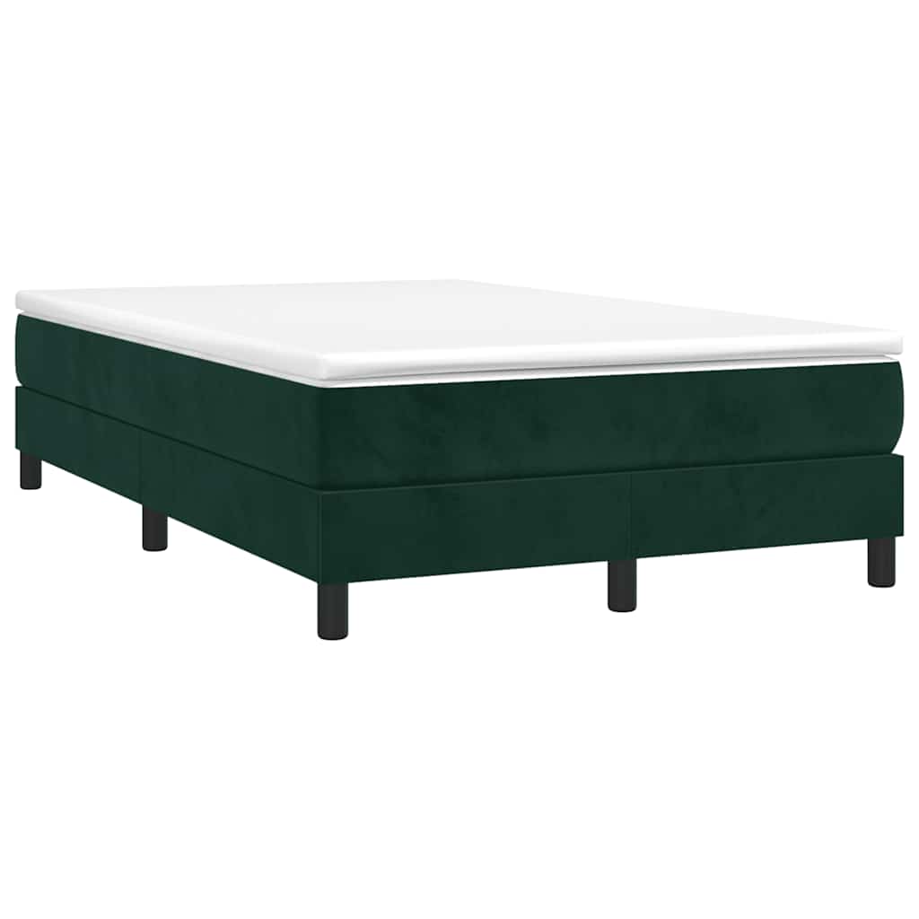 Sommier à lattes de lit avec matelas vert foncé 120x190 cm - XIOS