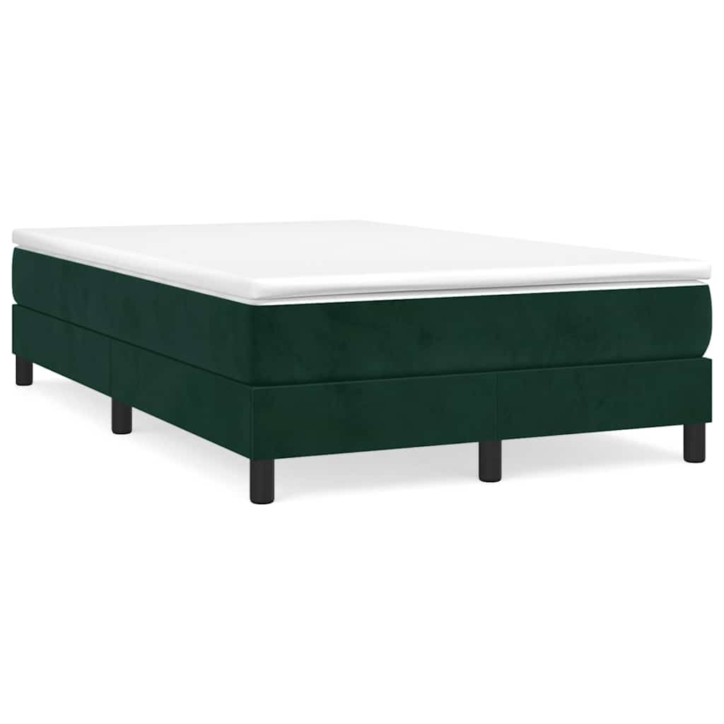 Sommier à lattes de lit avec matelas vert foncé 120x190 cm - XIOS