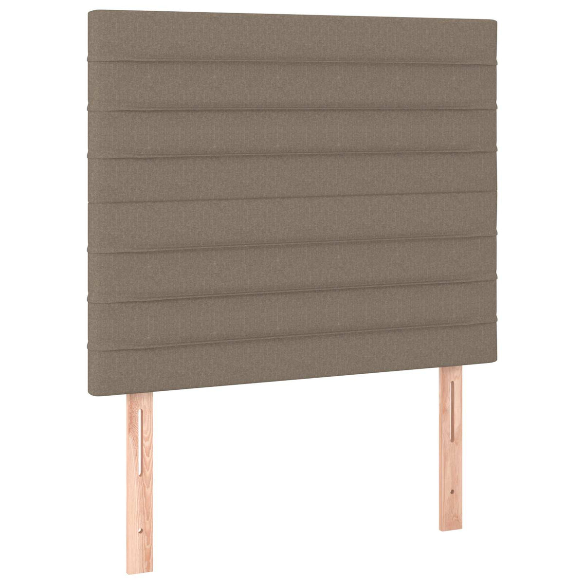 Sommier à lattes de lit avec matelas taupe 120x190 cm tissu
