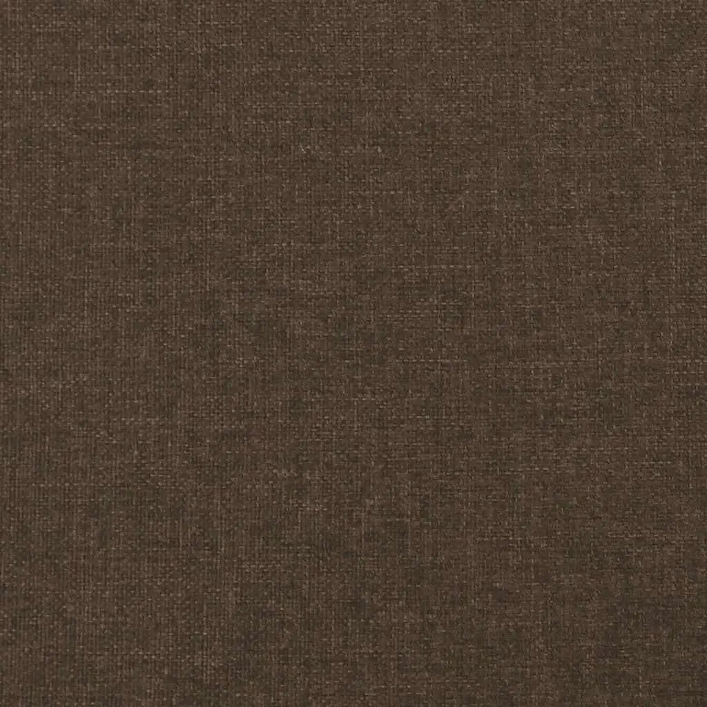 Sommier à lattes de lit et matelas marron foncé 120x190cm tissu - XIOS