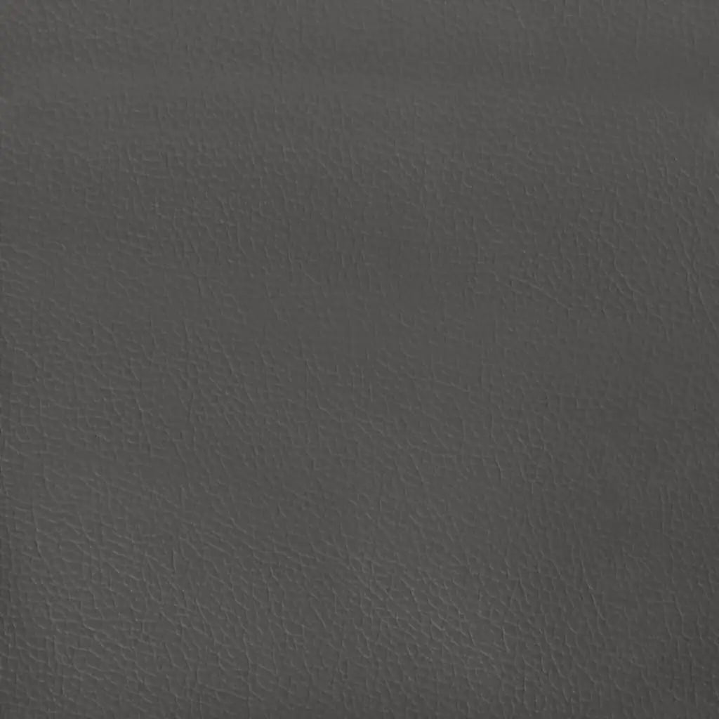 Sommier à lattes de lit avec matelas gris 120x190 cm similicuir - XIOS