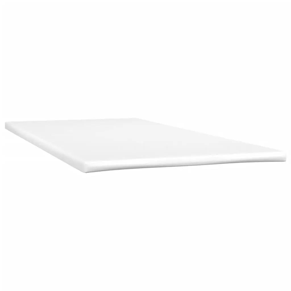 Sommier à lattes de lit matelas LED gris foncé 120x190 cm tissu - XIOS