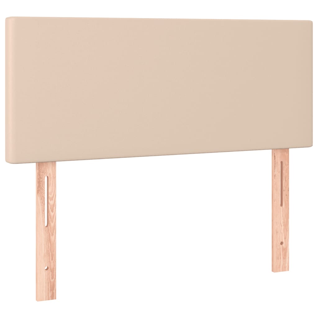 Sommier à lattes de lit avec matelas LED cappuccino 120x190 cm - XIOS