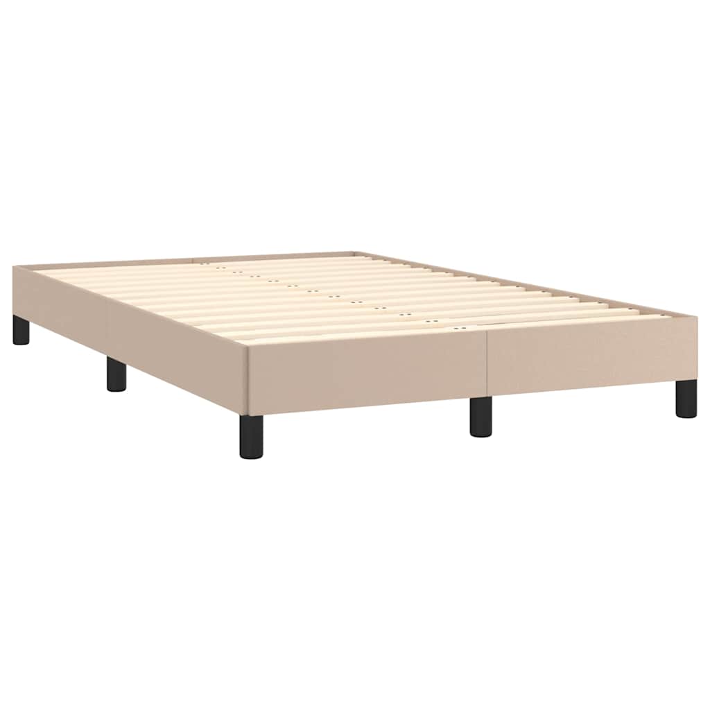 Sommier à lattes de lit avec matelas LED cappuccino 120x190 cm - XIOS