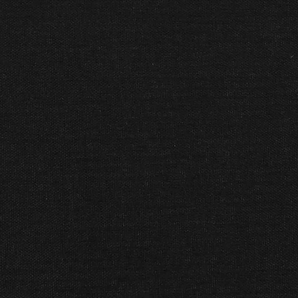 Sommier à lattes de lit matelas et LED noir 120x190 cm tissu - XIOS