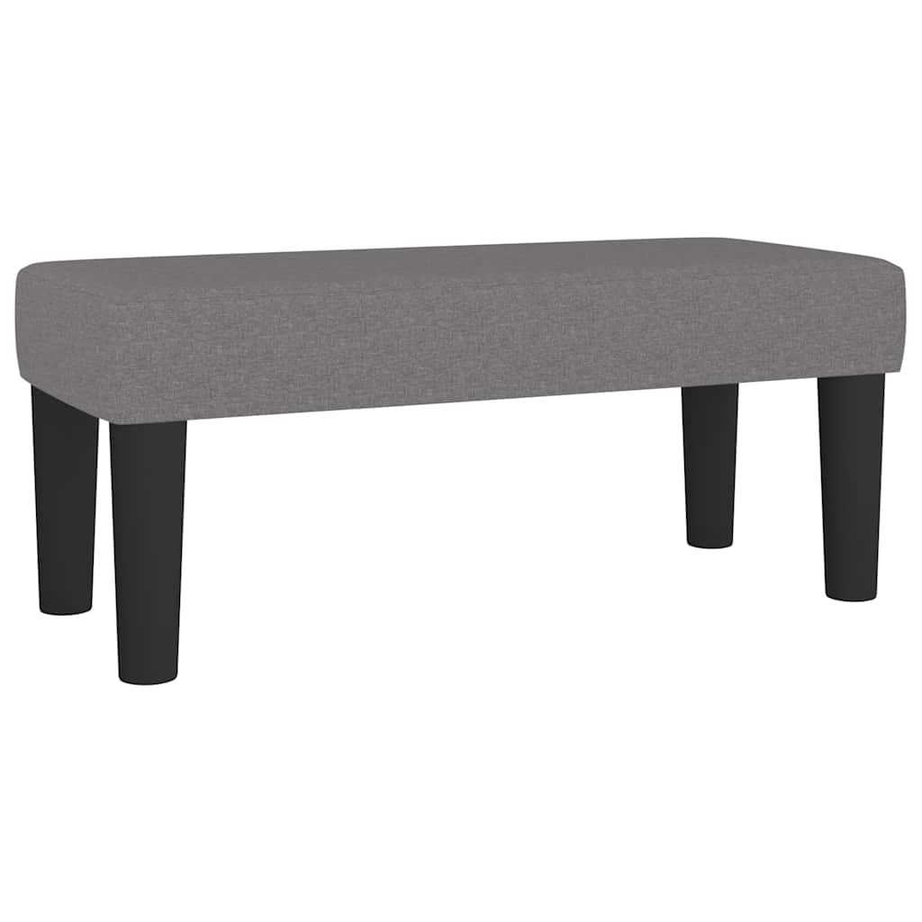Sommier à lattes de lit avec matelas gris foncé 120x190cm tissu - XIOS