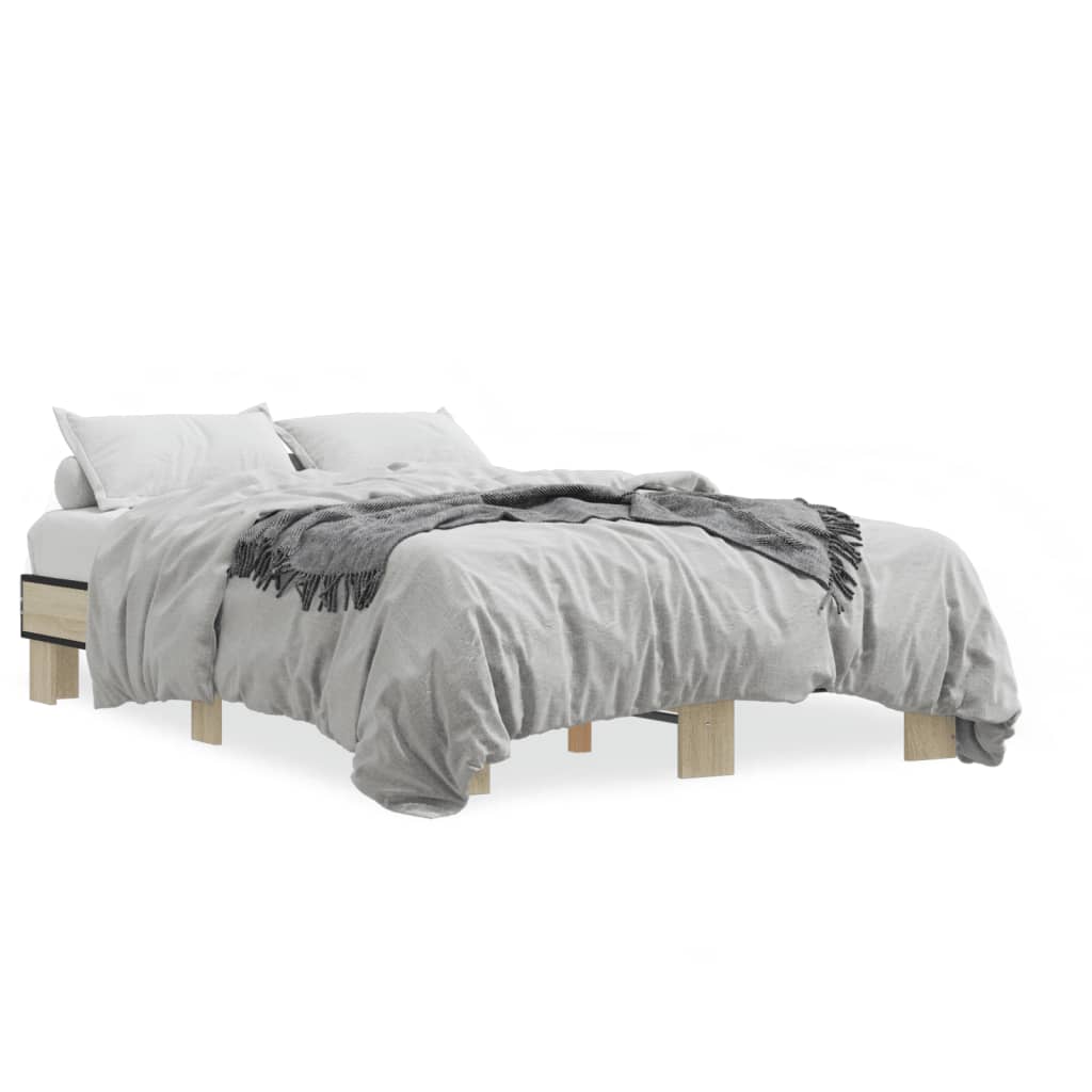 Cadre de lit sans matelas chêne sonoma 120x200 cm - XIOS