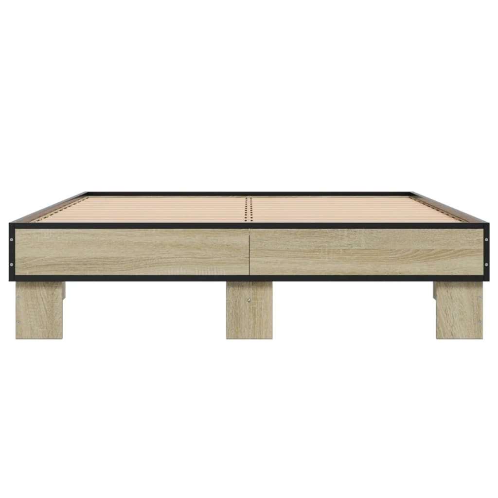 Cadre de lit sans matelas chêne sonoma 120x200 cm - XIOS