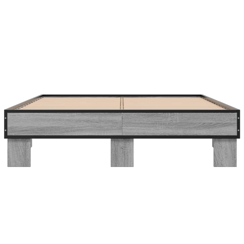 Cadre de lit sans matelas sonoma gris 120x200 cm - XIOS