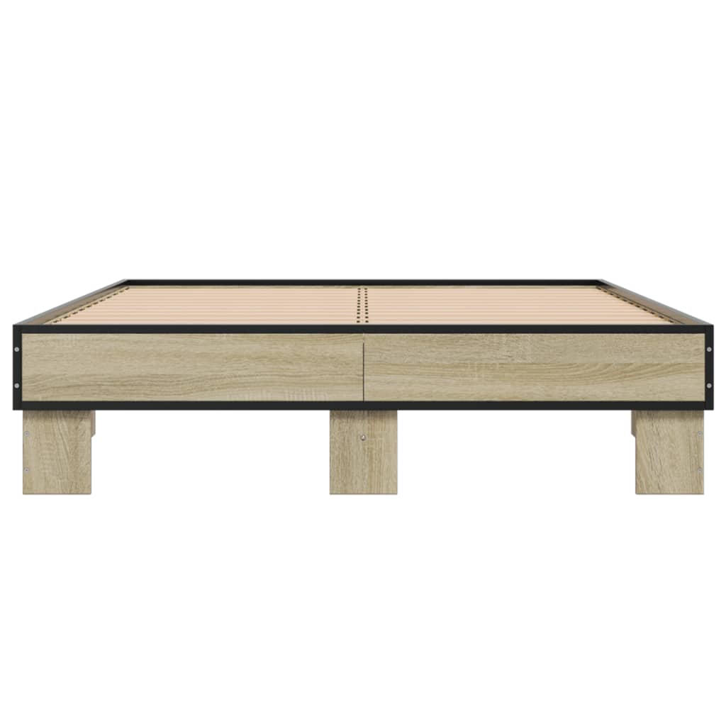 Cadre de lit sans matelas chêne sonoma 120x190 cm - XIOS