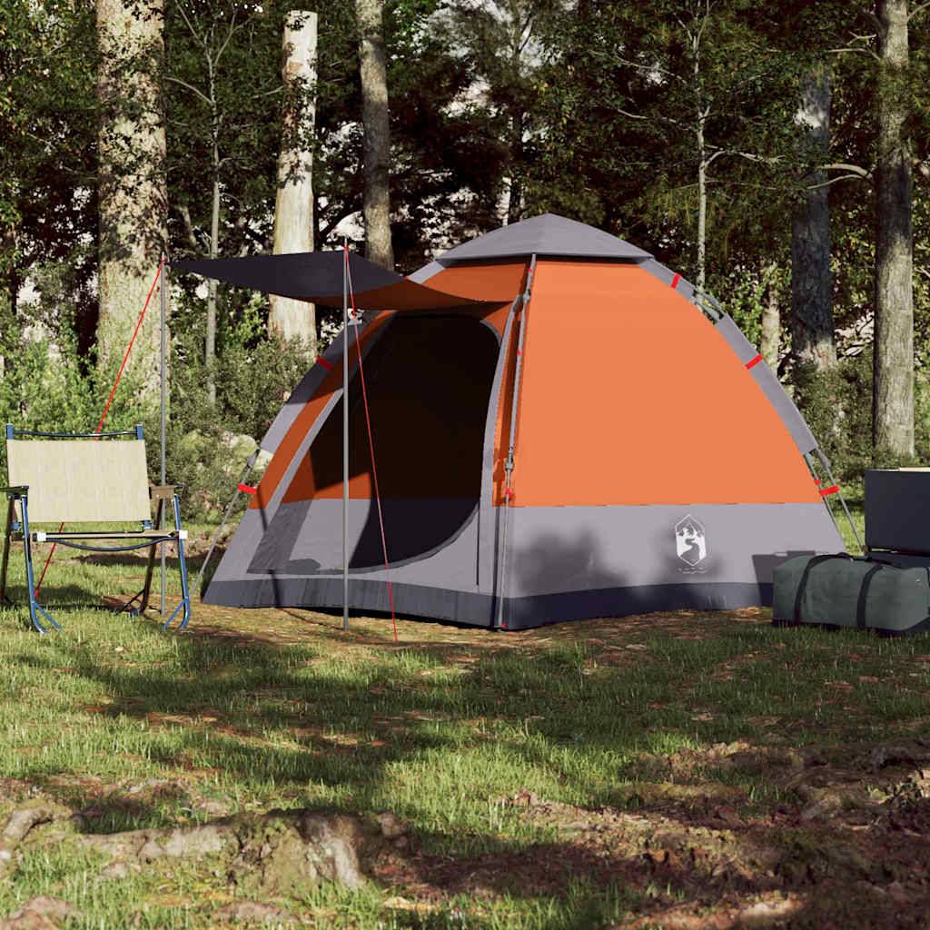 Tente de camping cabine 4 personnes libération rapide Tentes vidaXL