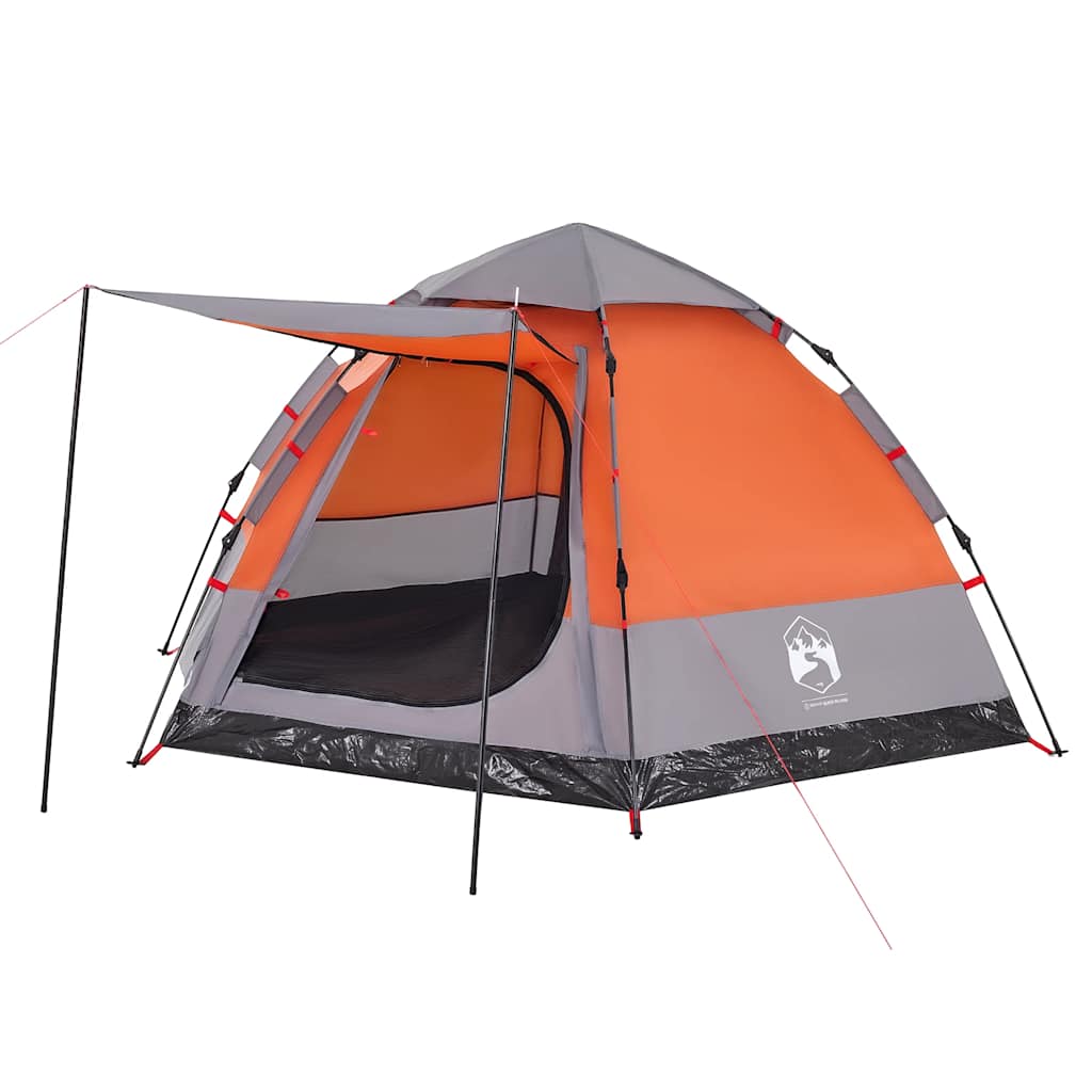Tente de camping cabine 4 personnes libération rapide Tentes vidaXL
