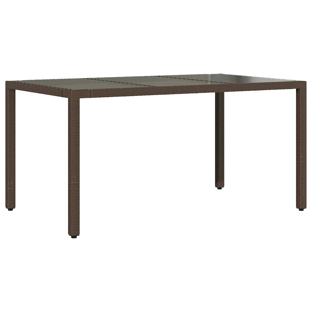 Ensemble de bistro de jardin 5 pcs coussins marron poly rotin
