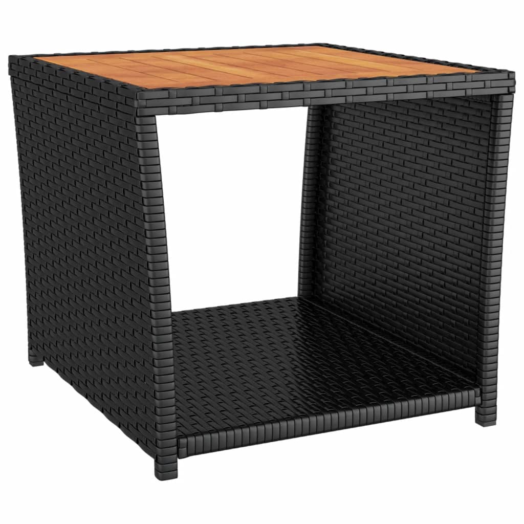 Ensemble à manger de jardin avec coussins 3 pcs Noir