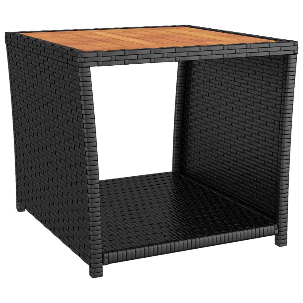 Ensemble à manger de jardin avec coussins 3 pcs Noir