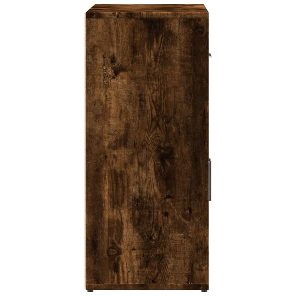 Buffets 2 pcs chêne fumé 60x31x70 cm bois d'ingénierie - XIOS