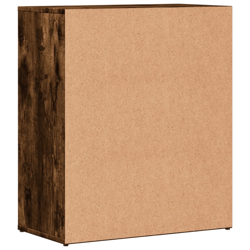 Buffets 2 pcs chêne fumé 60x31x70 cm bois d'ingénierie - XIOS