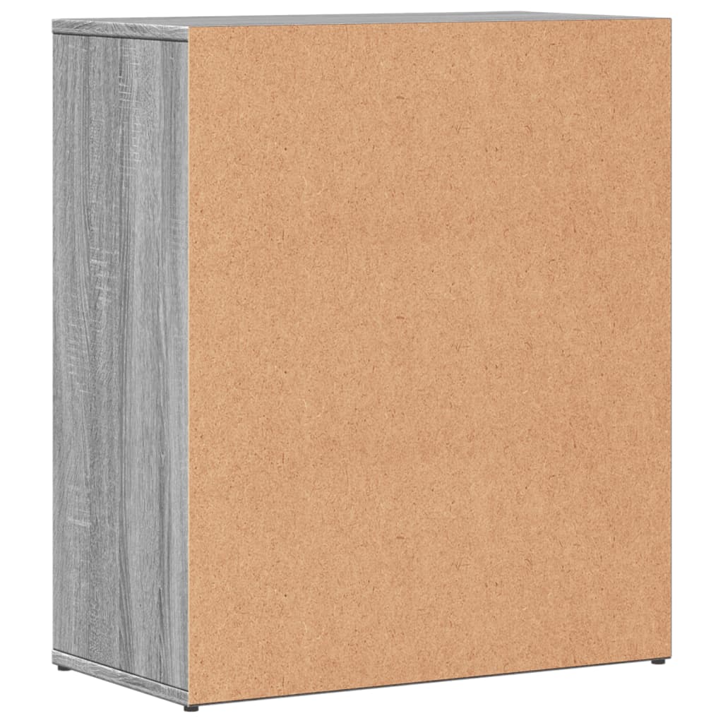 Buffets 2 pcs sonoma gris 60x31x70 cm bois d'ingénierie
