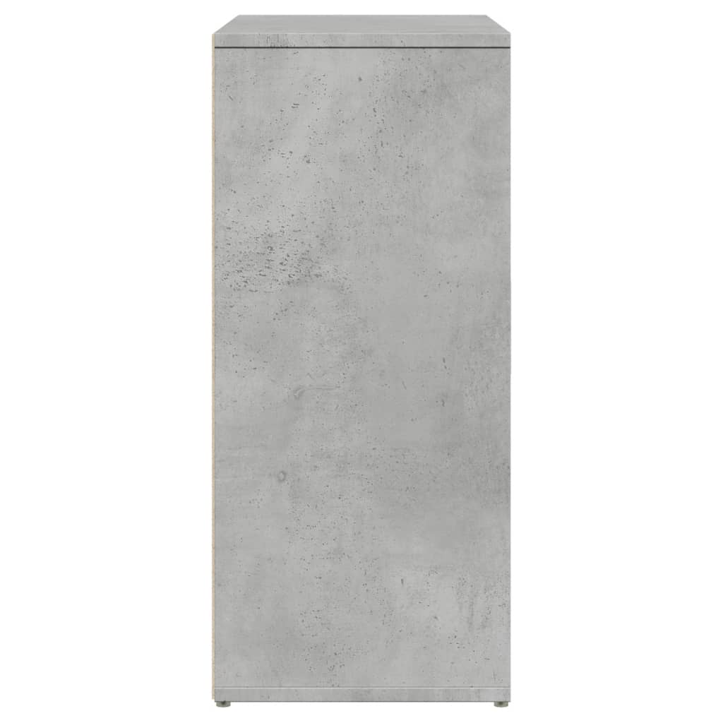 Buffets 2 pcs gris béton 60x31x70 cm bois d'ingénierie - XIOS