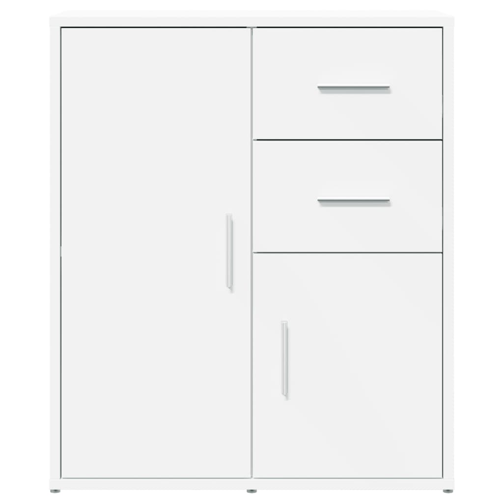 Buffets 2 pcs blanc 60x31x70 cm bois d'ingénierie - XIOS