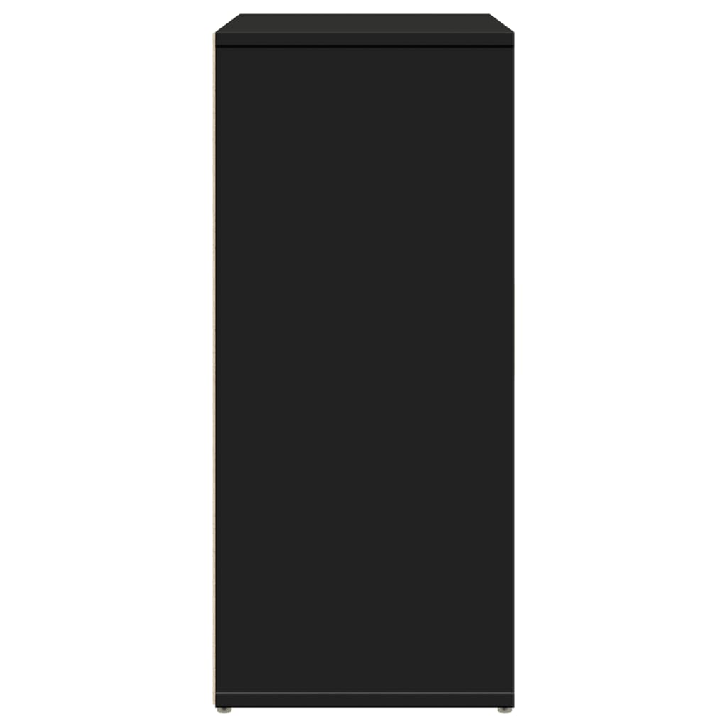 Buffets 2 pcs noir 60x31x70 cm bois d'ingénierie - XIOS