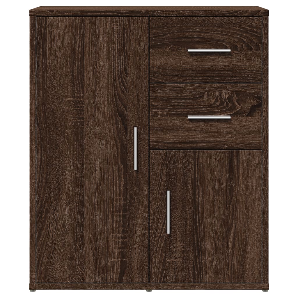 Buffets 2 pcs chêne marron 60x31x70 cm bois d'ingénierie Buffets & bahuts vidaXL