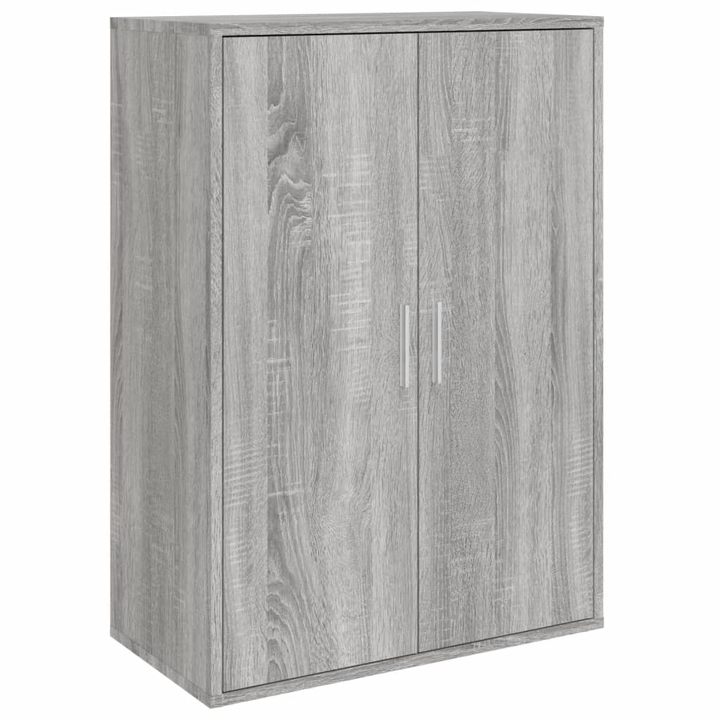 Buffets 2 pcs sonoma gris 60x31x84 cm bois d'ingénierie