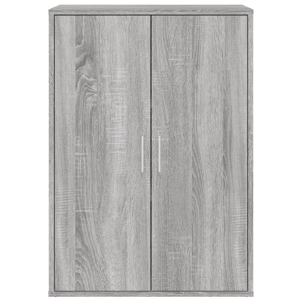 Buffets 2 pcs sonoma gris 60x31x84 cm bois d'ingénierie