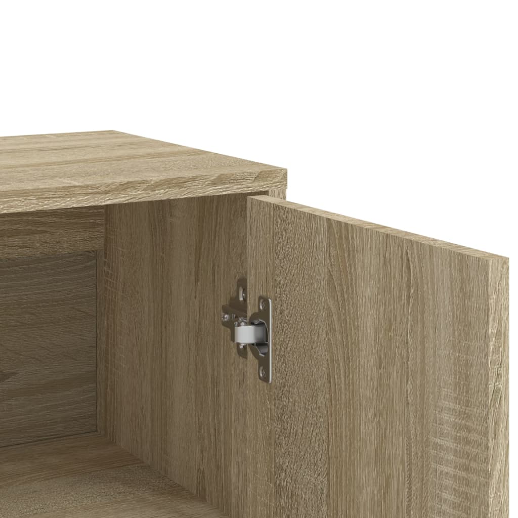 Buffets 3 pcs chêne sonoma 60x31x84 cm bois d'ingénierie