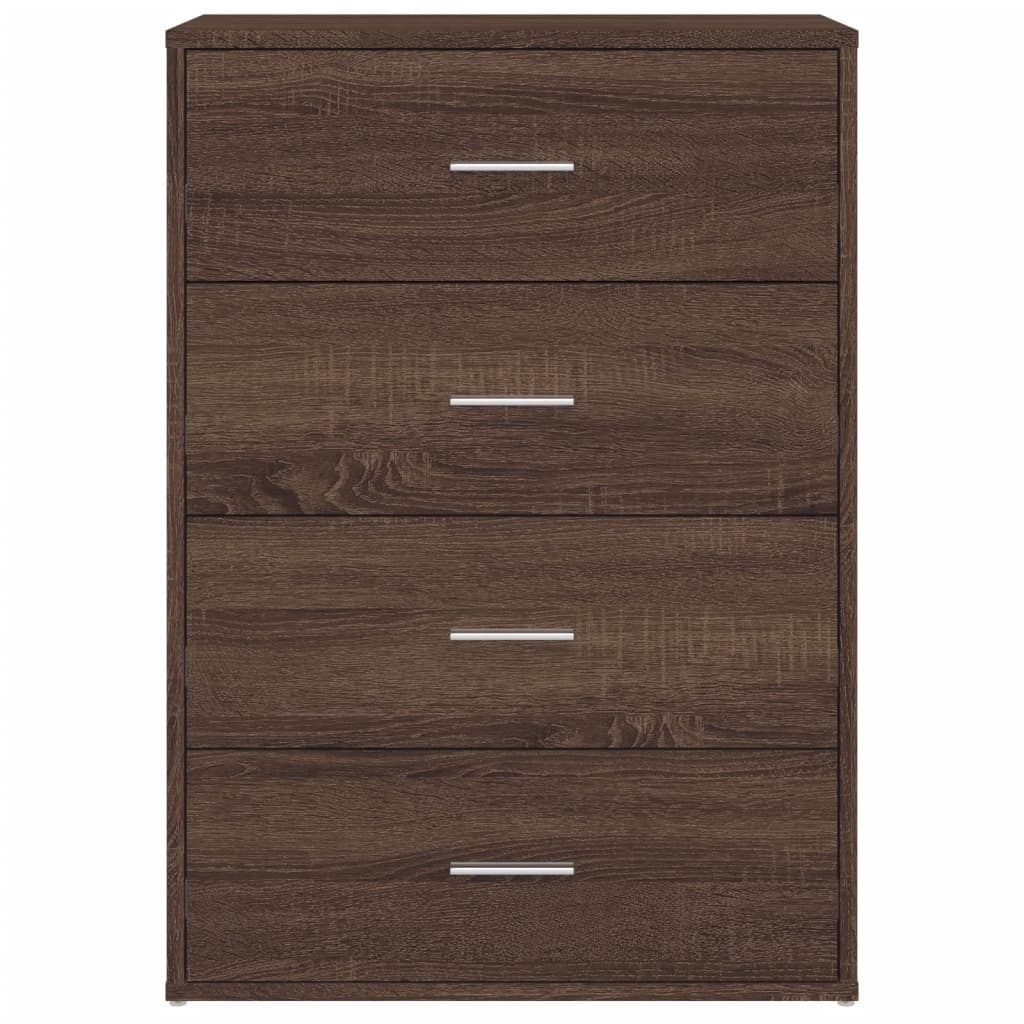 Buffets 2 pcs chêne marron 60x31x84 cm bois d'ingénierie Buffets & bahuts vidaXL