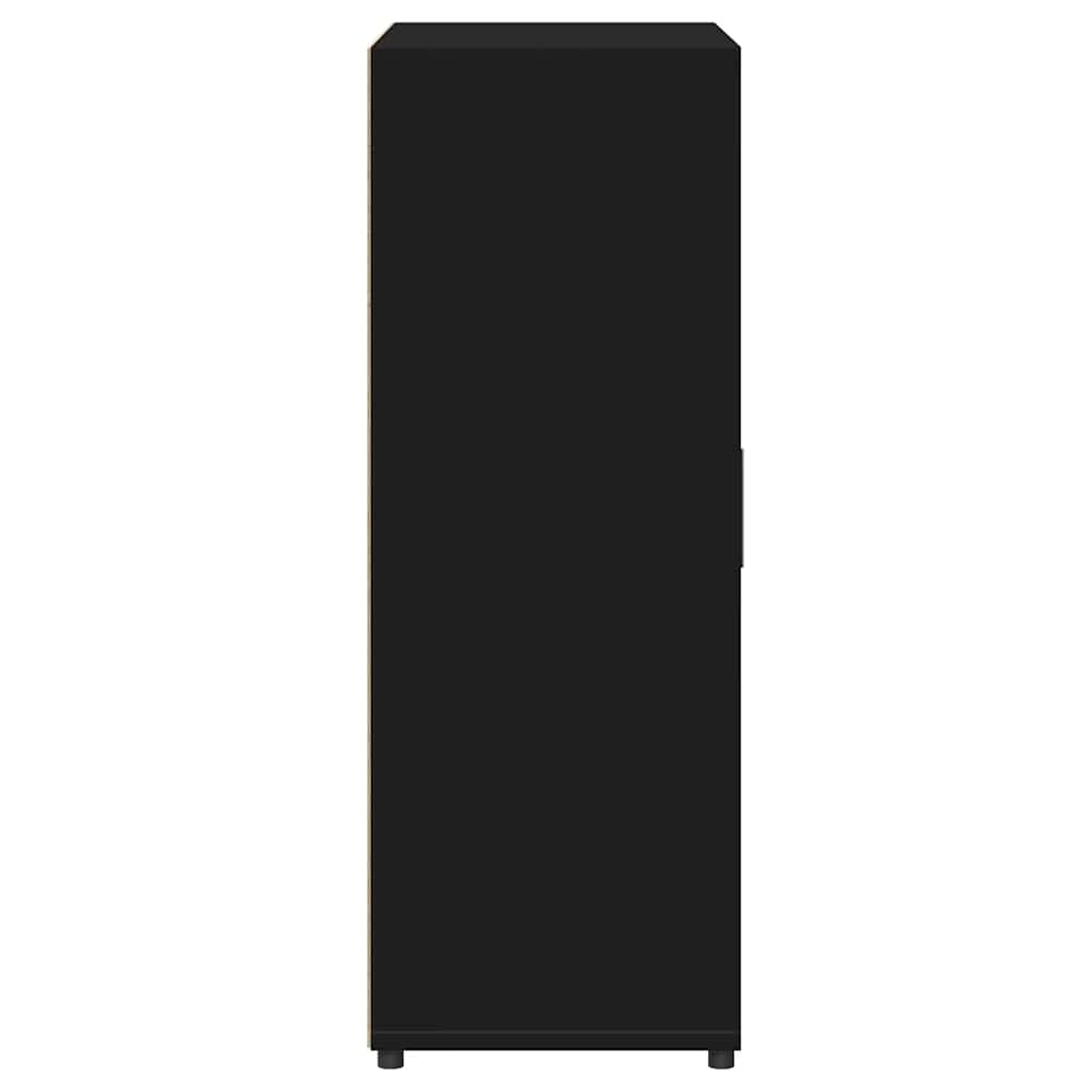 Buffets 2 pcs noir 60x31x84 cm bois d'ingénierie - XIOS