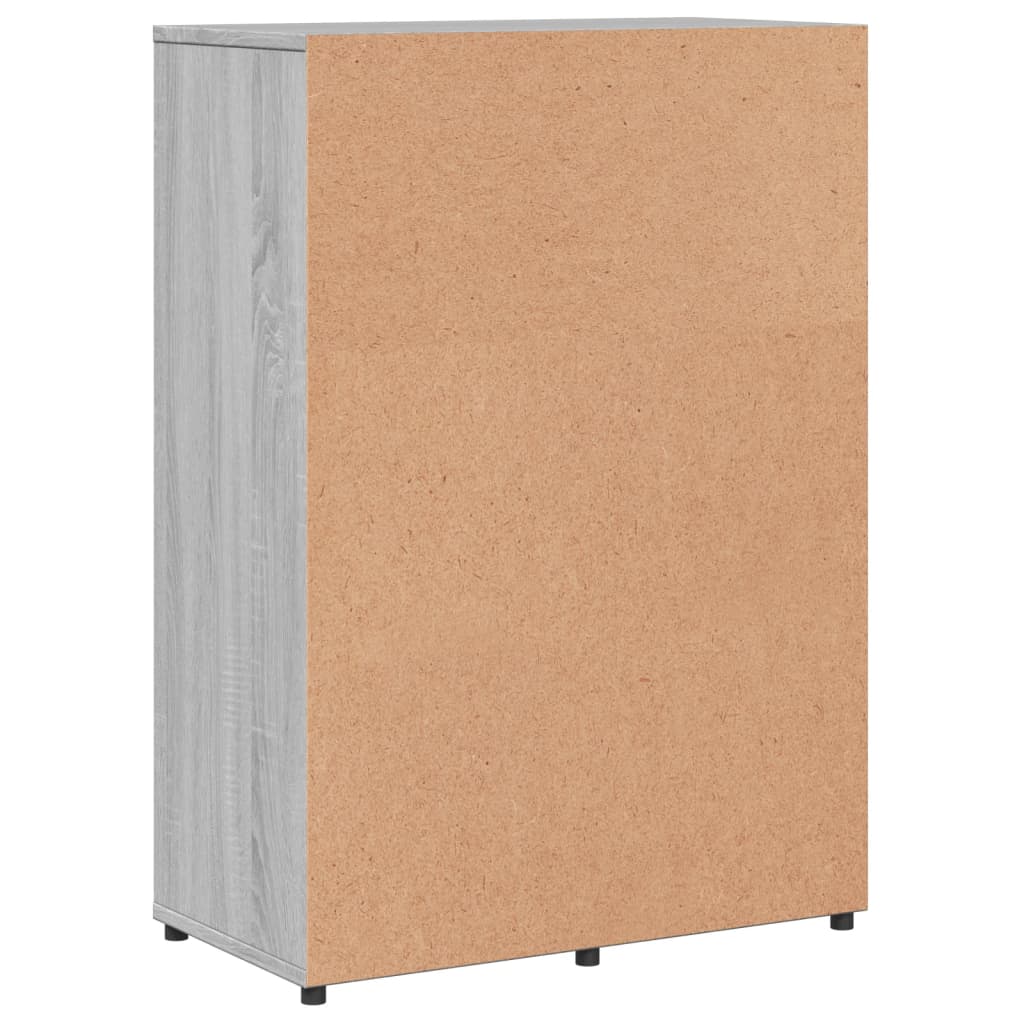 Buffets 2 pcs sonoma gris 60x31x84 cm bois d'ingénierie