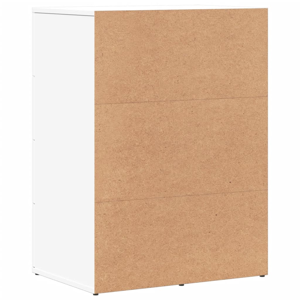 Buffets 2 pcs blanc 59x39x80 cm bois d'ingénierie - XIOS
