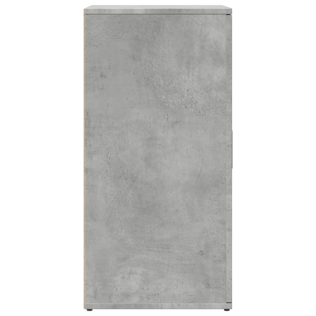 Buffets 2 pcs gris béton 59x39x80 cm bois d'ingénierie - XIOS