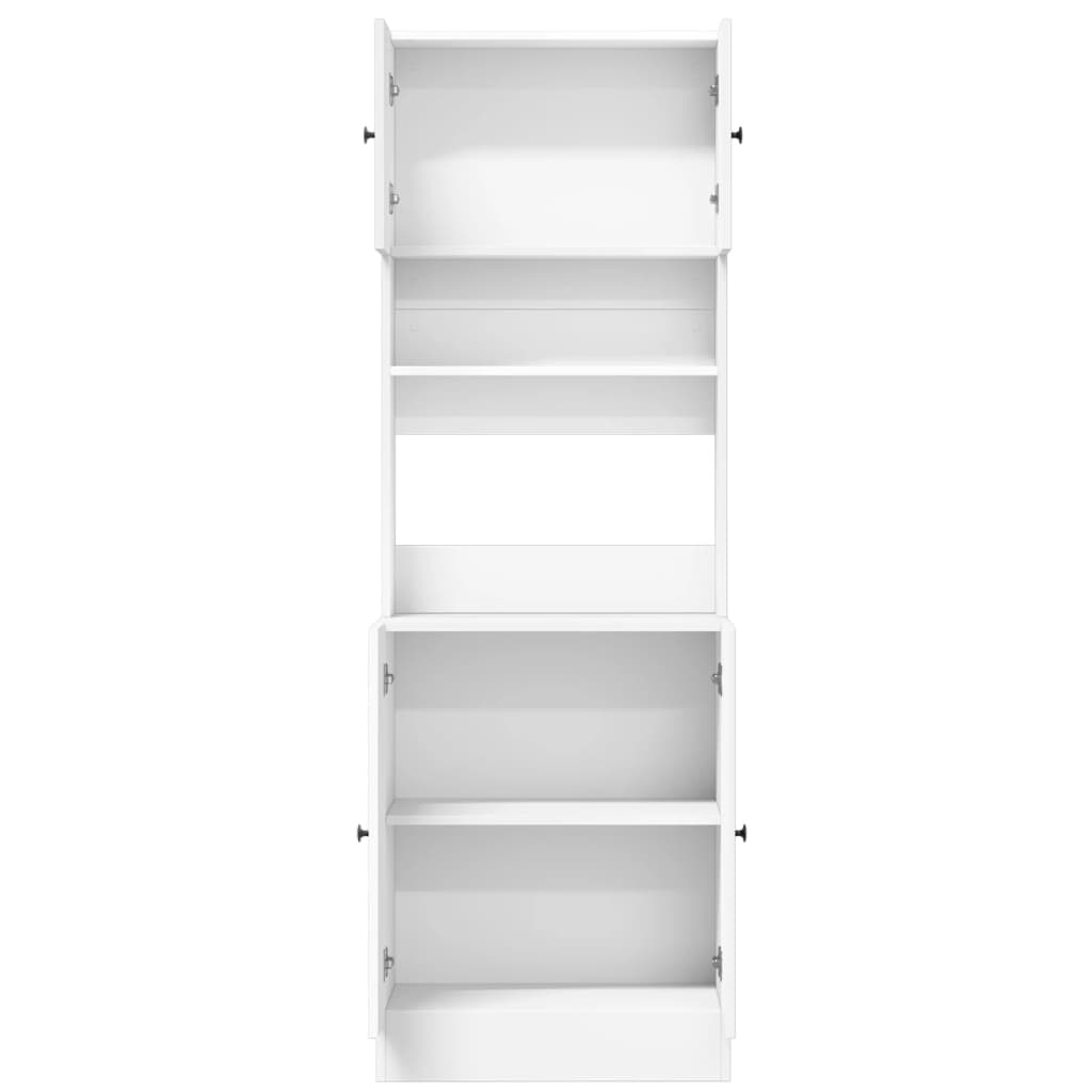 Armoire de cuisine blanc 60x50x180 cm bois d'ingénierie - XIOS